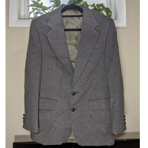 Rogers Scott Other - 100% camel hair mens blazer size 42 Vintage Rogers Scott